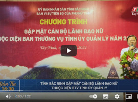 Tỉnh Bắc Ninh gặp mặt cán bộ lãnh đạo nữ thuộc diện BTV Tỉnh ủy quản lý