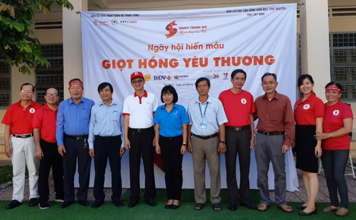 Ban Chỉ đạo vận động hiến máu tình nguyện tỉnh Tây Ninh: tổ chức Ngày hội hiến máu “Giọt hồng yêu thương