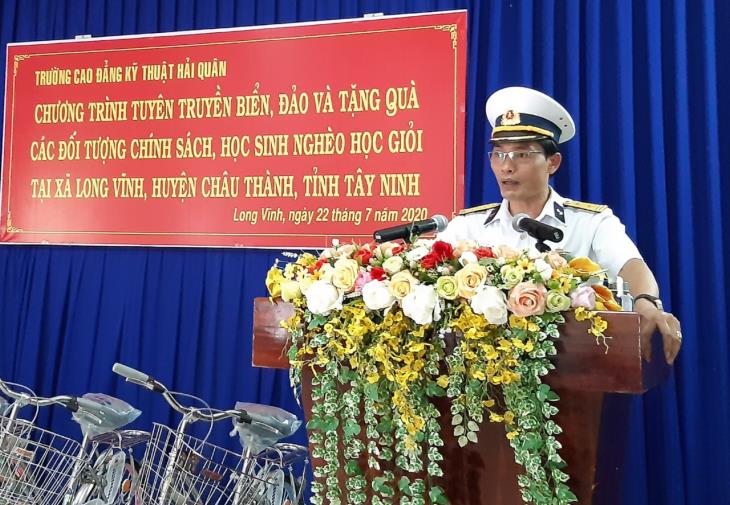 Trường Cao đẳng Kỹ thuật Hải Quân Việt Nam và Ban Tuyên giáo Tỉnh uỷ Tây Ninh: tổ chức tuyên truyền biển, đảo và các hoạt động kỷ niệm 73 năm Ngày Thương binh-Liệt sỹ (27/7/1947 - 27/7/2020)