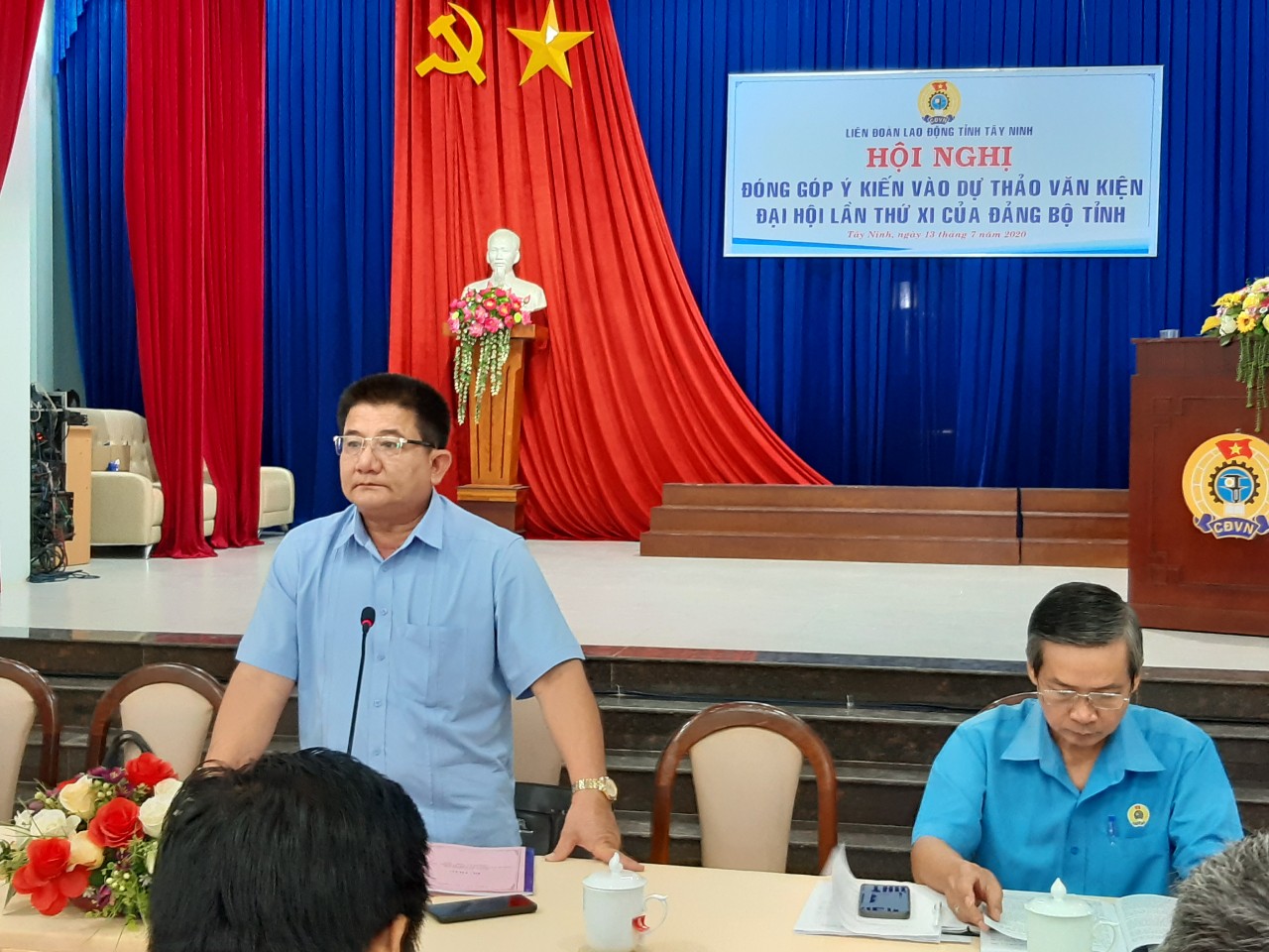 Liên đoàn Lao động tỉnh: Tổ chức Hội nghị đóng góp ý kiến vào dự thảo văn kiện Đại hội Đảng bộ tỉnh lần thứ XI (2020-2025)