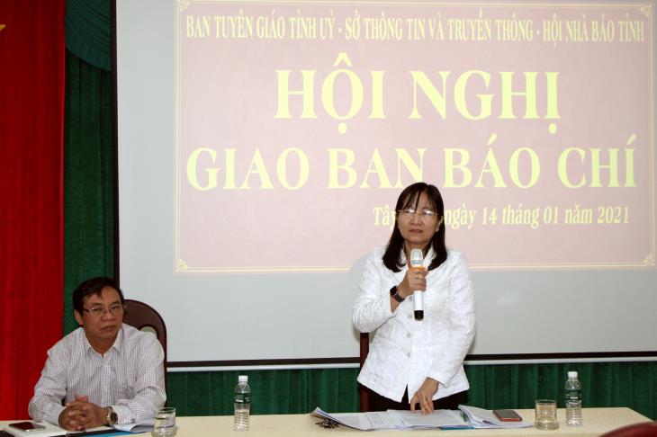 Hội nghị giao ban báo chí quý IV năm 2020