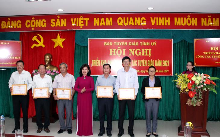 Ban Tuyên giáo Tỉnh uỷ: Hội nghị triển khai nhiệm vụ công tác tuyên giáo năm 2021