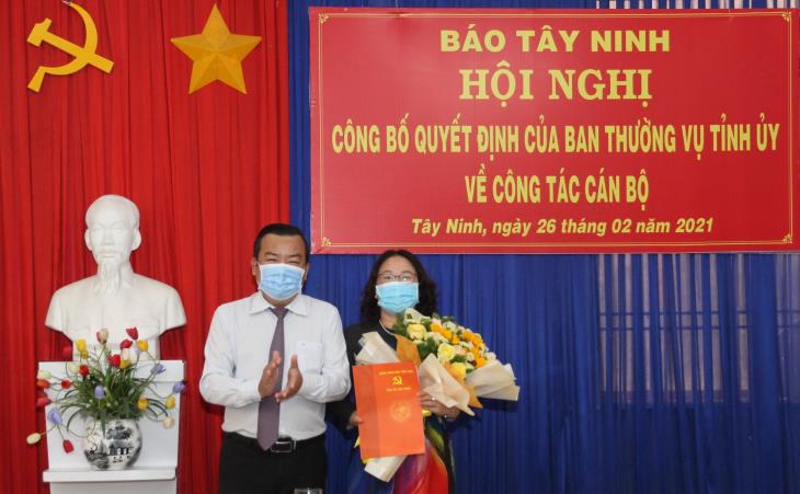 Bà Kim Thị Hạnh giữ chức vụ Phó Tổng Biên tập Báo Tây Ninh 