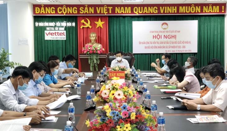 Ủy ban Trung ương MTTQ Việt Nam: Tập huấn công tác kiểm tra, giám sát bầu cử ĐBQH khóa XV, đại biểu HĐND các cấp nhiệm kỳ 2021-2026 