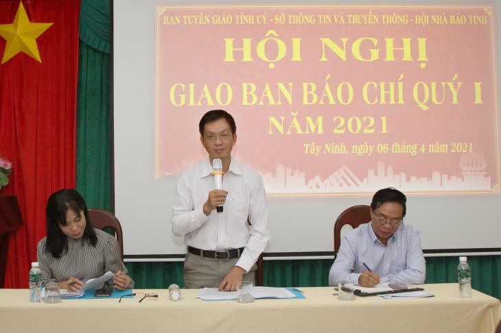 Giao ban báo chí Quý I năm 2021