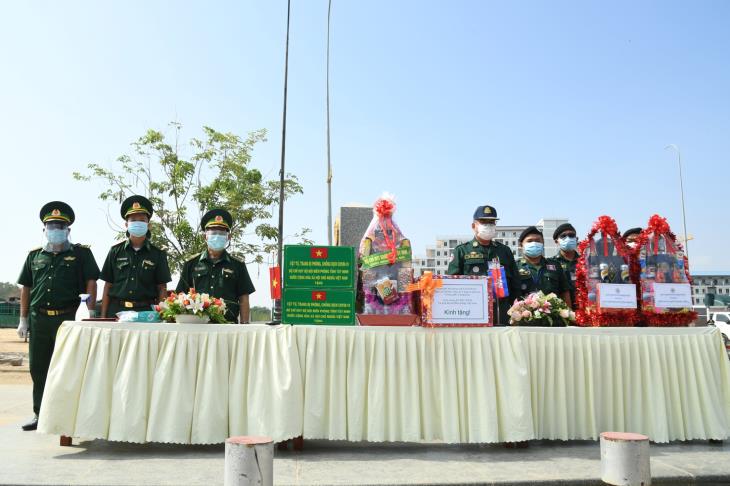 Bộ Chỉ huy BĐBP tỉnh Tây Ninh chúc tết lực lượng vũ trang 3 tỉnh biên giới tiếp giáp