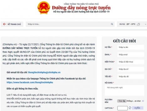 Bộ trưởng, Chủ nhiệm Văn phòng Chính phủ: Đưa vào vận hành đường dây nóng trực tuyến hỗ trợ người dân bị ảnh hưởng bởi đại dịch Covid-19