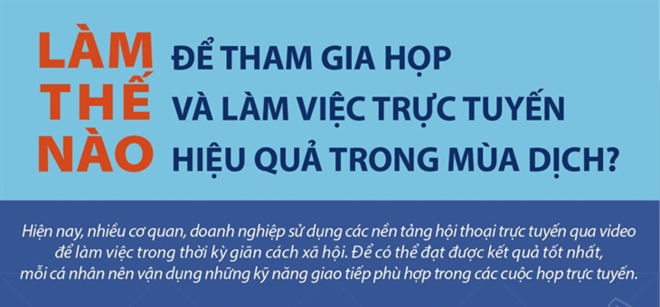 Tham gia họp trực tuyến một cách hiệu quả