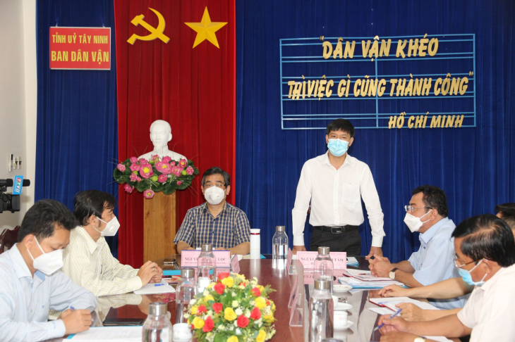 Phó trưởng Ban Dân vận Trung ương Nguyễn Phước Lộc làm việc tại Tây Ninh 