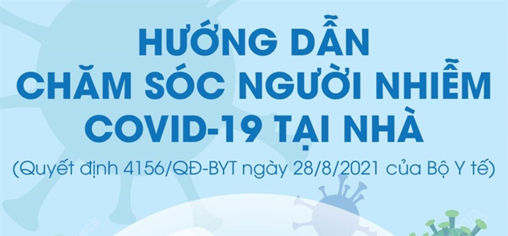 Hướng dẫn chăm sóc người nhiễm COVID-19 tại nhà