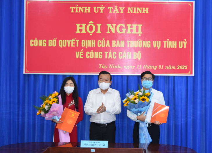 Tỉnh ủy Tây Ninh tổ chức Hội nghị công bố quyết định về công tác cán bộ
