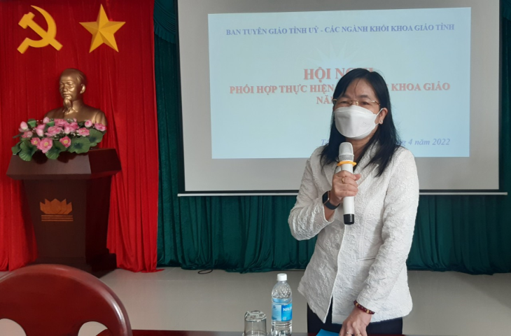 Hội nghị phối hợp thực hiện công tác khoa giáo năm 2022