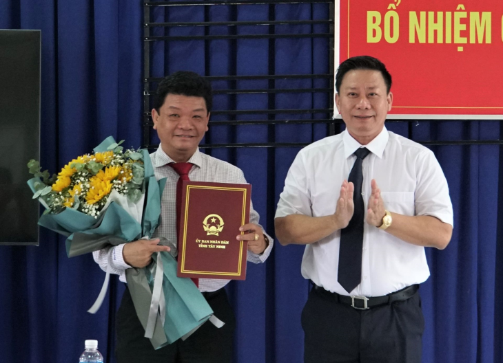 Đồng chí Nguyễn Nam Hưng được bổ nhiệm giữ chức Giám đốc Sở Xây dựng