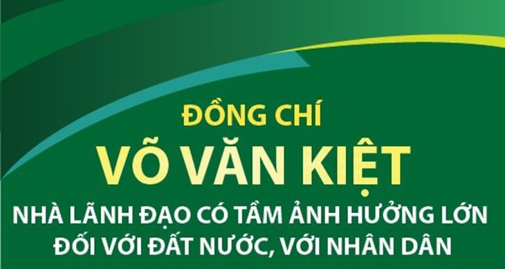 Đồng chí Võ Văn Kiệt: Nhà lãnh đạo có tầm ảnh hưởng lớn đối với đất nước, với nhân dân