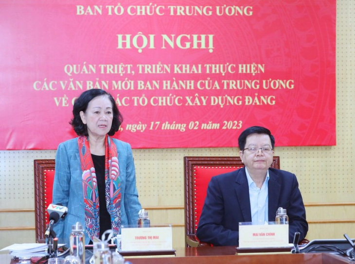 Đồng chí Trương Thị Mai: Một số cán bộ đạt phiếu tín nhiệm cao nhưng sau đó lại vi phạm kỷ luật