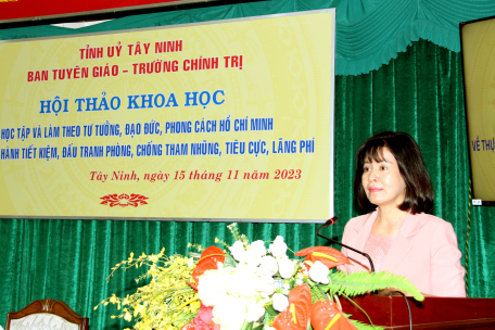 Hội thảo khoa học về học tập và làm theo tư tưởng, đạo đức, phong cách Hồ Chí Minh