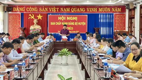 Ban Chấp hành Đảng bộ huyện Tân Biên tổ chức Kỳ họp lần thứ 35