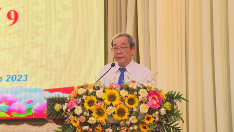 Đồng chí Nguyễn Văn Phong phát biểu khai mạc kỳ họp