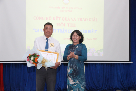 Uỷ ban MTTQ Việt Nam tỉnh: Hội thi “Cán bộ Mặt trận cơ sở tiêu biểu”