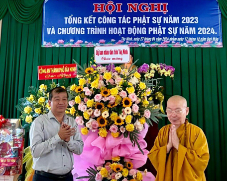 Phật giáo Tây Ninh: Hơn 33,8 tỷ đồng thực hiện công tác từ thiện xã hội