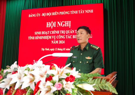 Đảng uỷ Bộ đội Biên phòng Tây Ninh triển khai nhiệm vụ công tác năm 2024