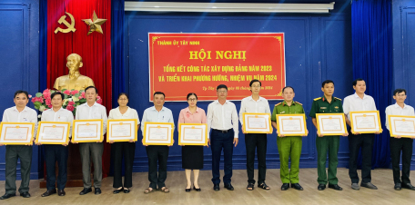 Thành uỷ Tây Ninh:  Tổ chức Hội nghị tổng kết công tác xây dựng Đảng năm 2023