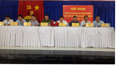 Trảng Bàng: Bí thư Thị uỷ tiếp xúc cử tri phường An Hoà