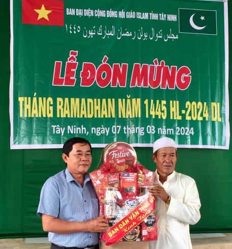 Ban Đại diện Cộng đồng Hồi giáo (Islam) tỉnh Tây Ninh tổ chức Lễ đón mừng tháng Ramadhan năm 2024