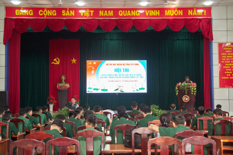 Hội thi tuyên truyền học tập và làm theo tư tưởng, đạo đức, phong cách  Hồ Chí Minh trong lực lượng vũ trang tỉnh
