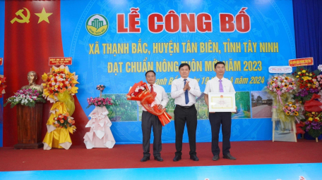 Xã Thạnh Bắc, huyện Tân Biên được công nhận đạt chuẩn Nông thôn mới năm 2023