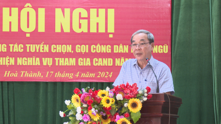 Đồng chí Nguyễn Văn Phong phát biểu chỉ đạo Hội nghị