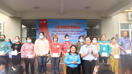 Huyện Gò Dầu: Phát động Tháng Công nhân và Tháng hành động về an toàn, vệ sinh lao động năm 2024