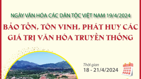 Ngày Văn hóa các dân tộc Việt Nam 19/4/2024: Bảo tồn, tôn vinh, phát huy các giá trị văn hóa truyền thống