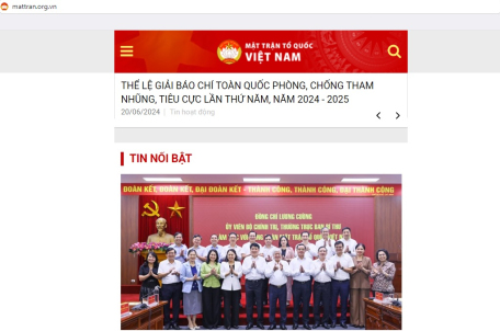 Hưởng ứng Giải báo chí toàn quốc phòng, chống tham nhũng, tiêu cực lần thứ năm, năm 2024-2025