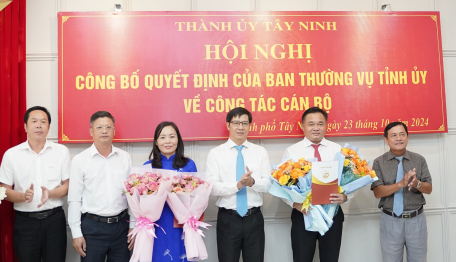 Đồng chí Nguyễn Thanh Cường giữ chức vụ Phó Bí thư Thường trực Thành uỷ Tây Ninh