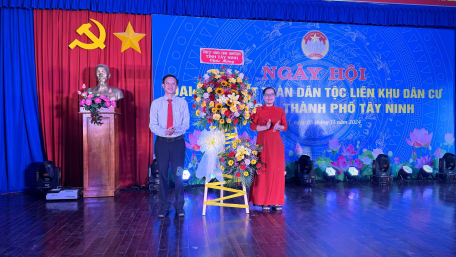 Phường 1, thành phố Tây Ninh: Tổ chức Ngày hội Đại đoàn kết toàn dân tộc