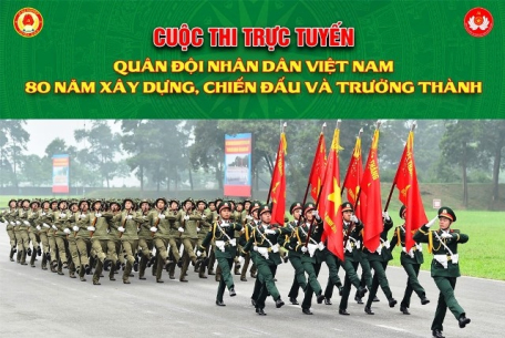 Cuộc thi trực tuyến “Quân đội nhân dân Việt Nam – 80 năm xây dựng, chiến đấu và trưởng thành”