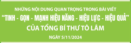 Tổng Bí thư Tô Lâm nêu một số giải pháp trọng tâm để khẩn trương thực hiện tinh gọn tổ chức bộ máy của hệ thống chính trị (phần 2)