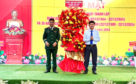 Tân Biên họp mặt kỷ niệm 80 năm Ngày thành lập Quân đội Nhân dân Việt Nam và 35 năm Ngày Hội Quốc phòng toàn dân