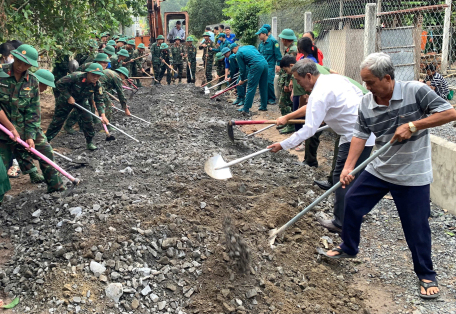 Huyện Gò Dầu ra quân làm công tác dân vận đợt 2 năm 2024