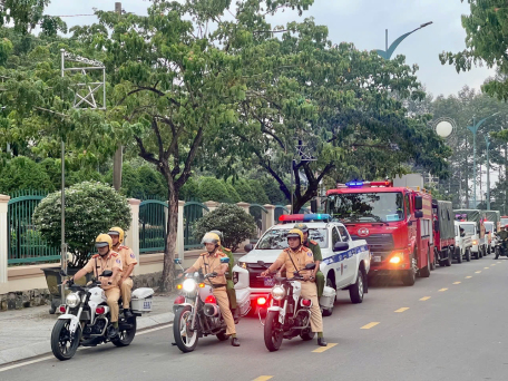 Gò Dầu ra quân thực hiện cao điểm tấn công trấn áp tội phạm bảo đảm an ninh trật tự Tết Nguyên đán Ất Tỵ năm 2025