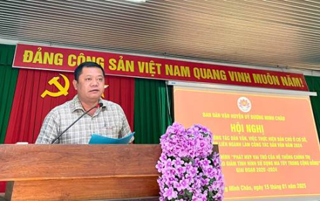 Huyện Dương Minh Châu: Tổng kết công tác Dân vận năm 2024