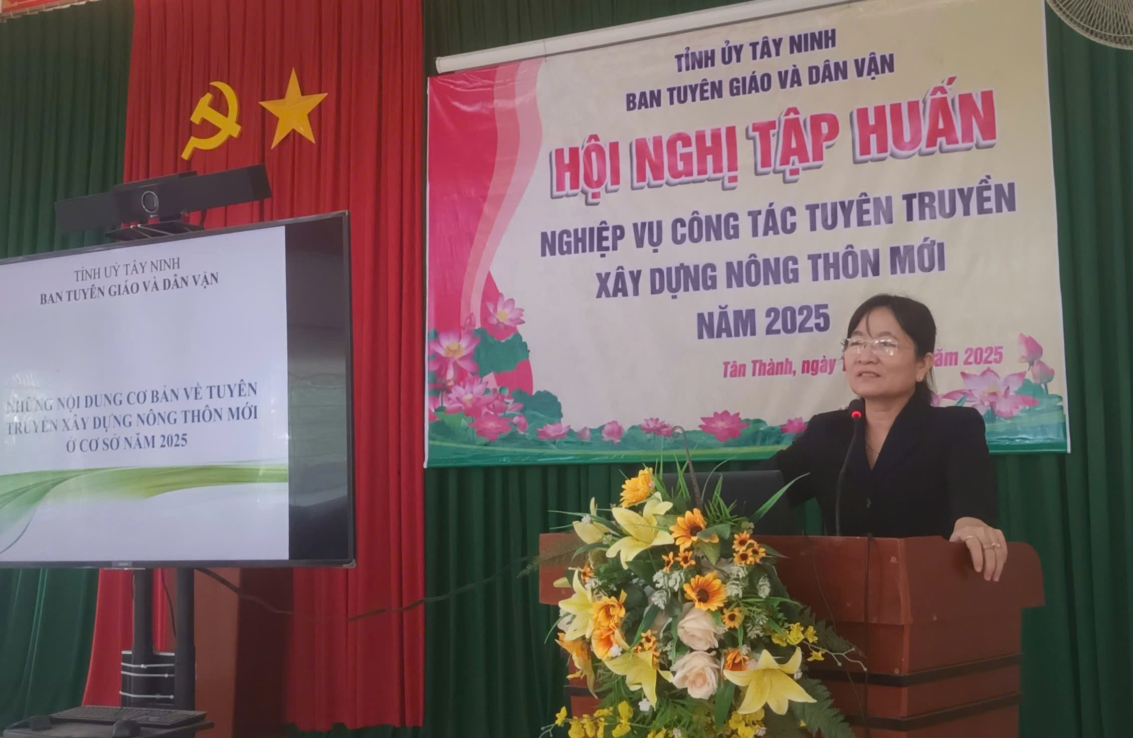Tập huấn tuyên truyền xây dựng nông thôn mới năm 2025