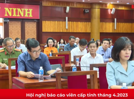 Hội nghị báo cáo viên cấp tỉnh tháng 4.2023