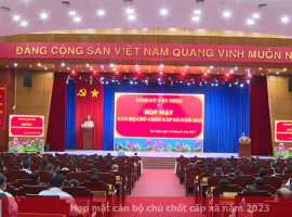 Họp mặt cán bộ chủ chốt cấp xã năm 2023