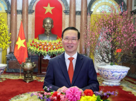 Lời chúc Tết của Chủ tịch nước Võ Văn Thưởng Xuân Giáp Thìn 2024